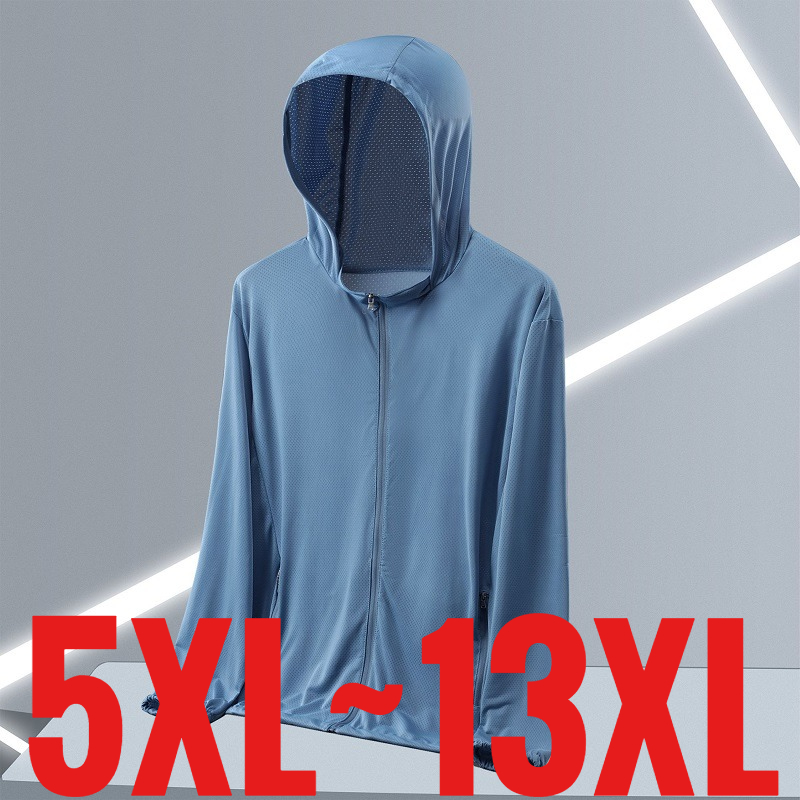 Outdoor Sport Windbreaker - Extra Plus Size Men's Sun Protective
