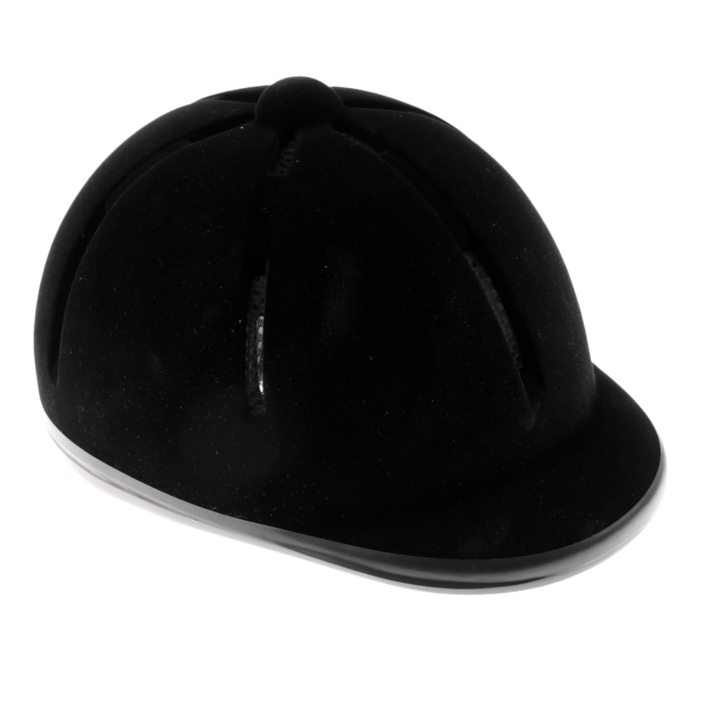 Equestrian Helmet - Kids Horse Riding Helmet Adjustable Velvet