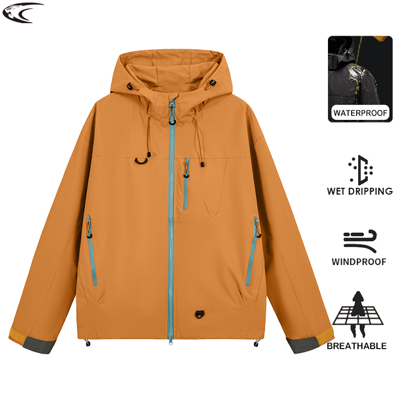 Outdoor Sport Windbreaker - LNGXO Men Women Waterproof Hiking Jacket