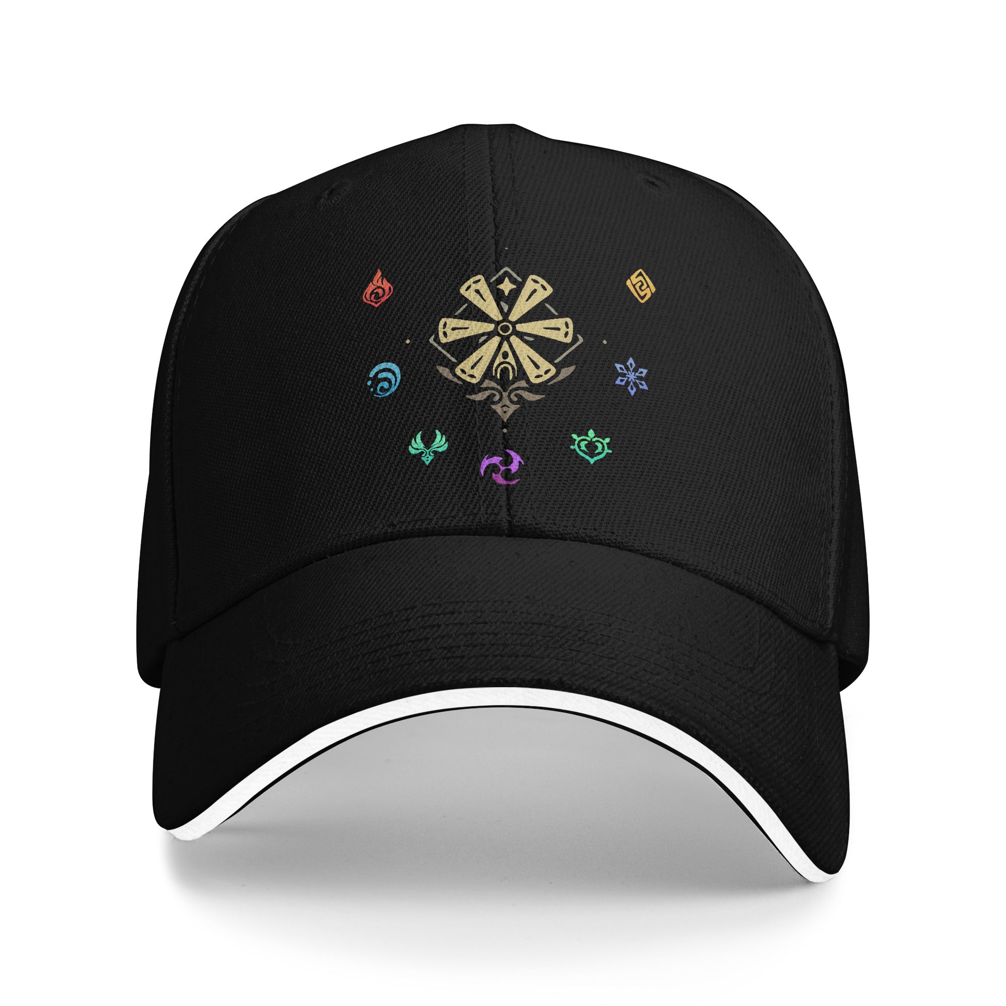 Outdoor Sport Hat Classic - Genshin Impact Elements Impact Classic Baseball