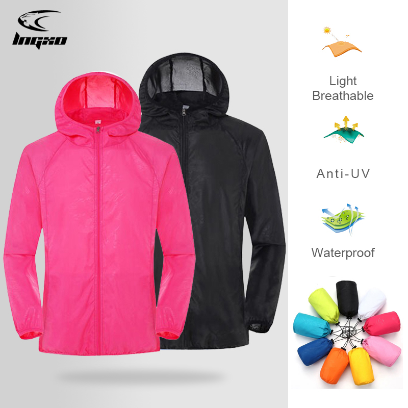 Men Women Hiking Jacket Waterp - Outdoor Sport Windbreaker 评论和价格