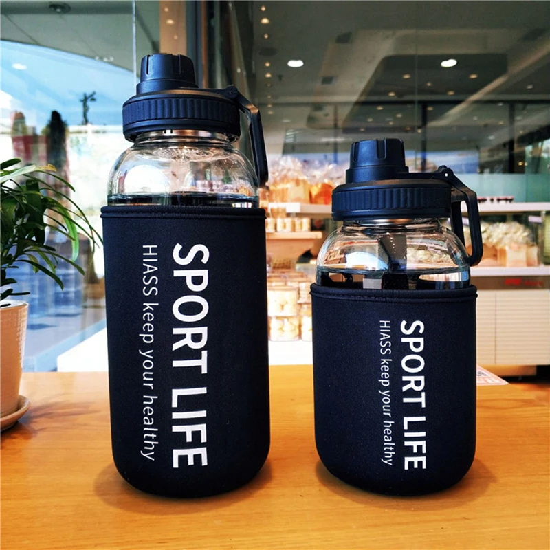 700/1000ml Portable Sport Glas - Outdoor Sport Glass Water Bottle 评论和价格