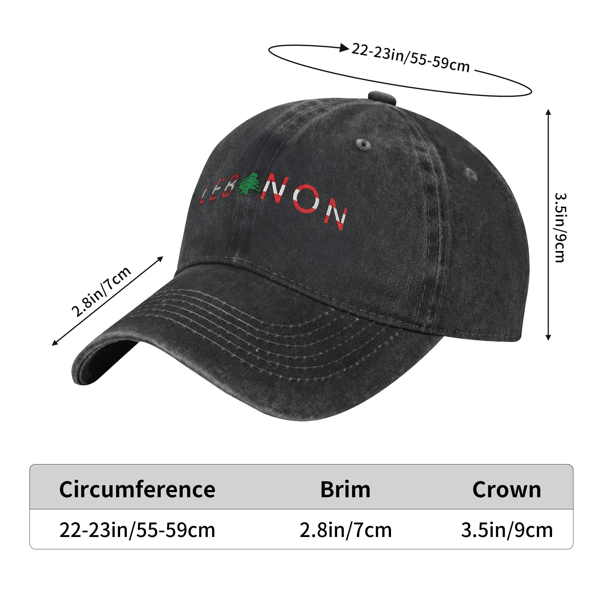 Summer Lebanon Flag  Baseball  - Outdoor Sport Hat Classic 评论和价格
