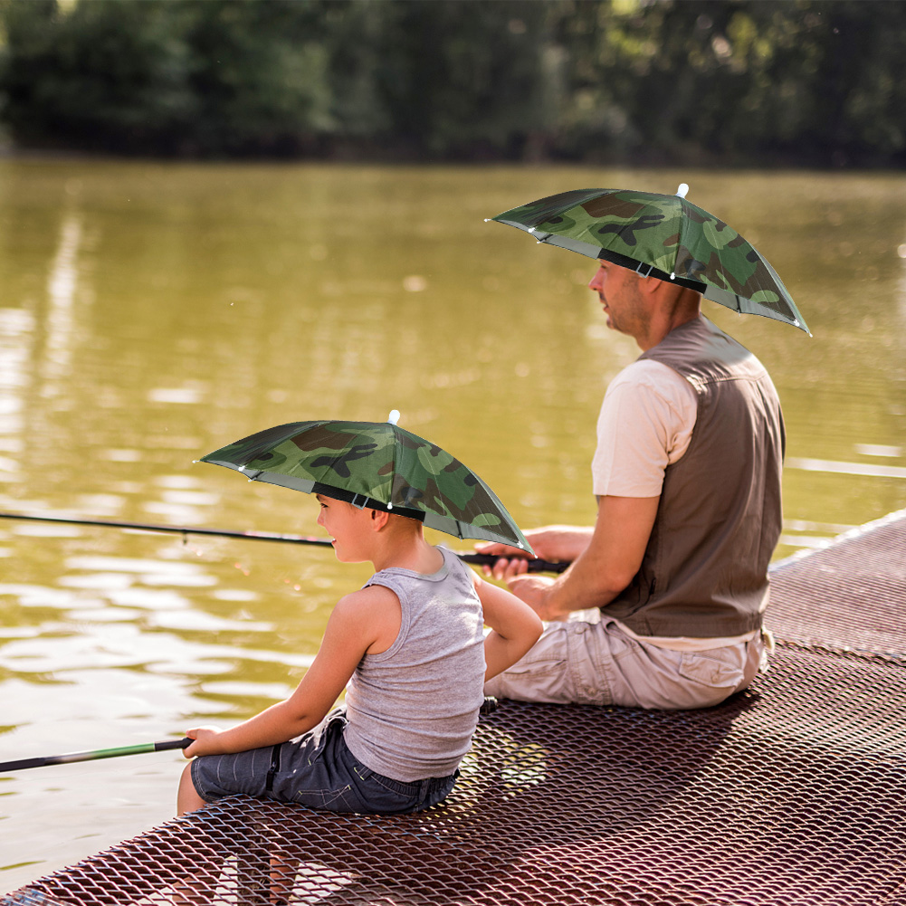 Umbrella Hat Sunscreen Fishing - Outdoor Sports Umbrella 评论和价格