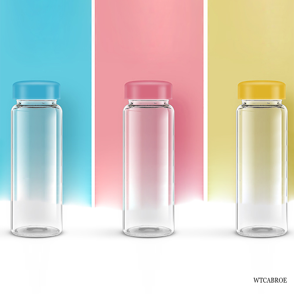 420ml Kids portable Glass Wate - Outdoor Sport Glass Water Bottle 评论和价格