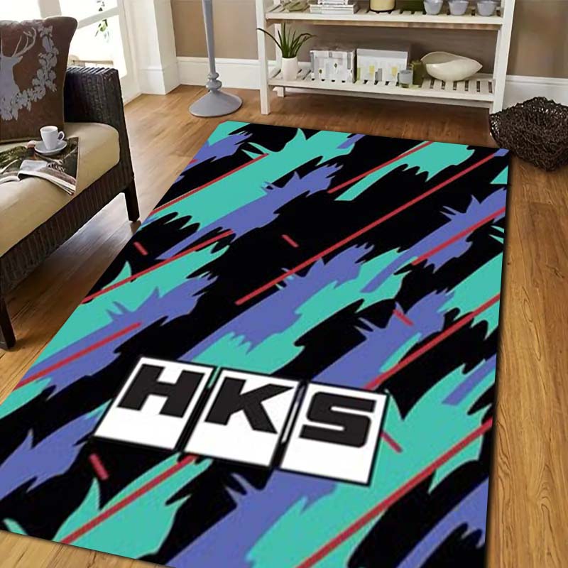 3D Racing H-HKS Print Area Rug - Outdoor Sport Area 评论和价格
