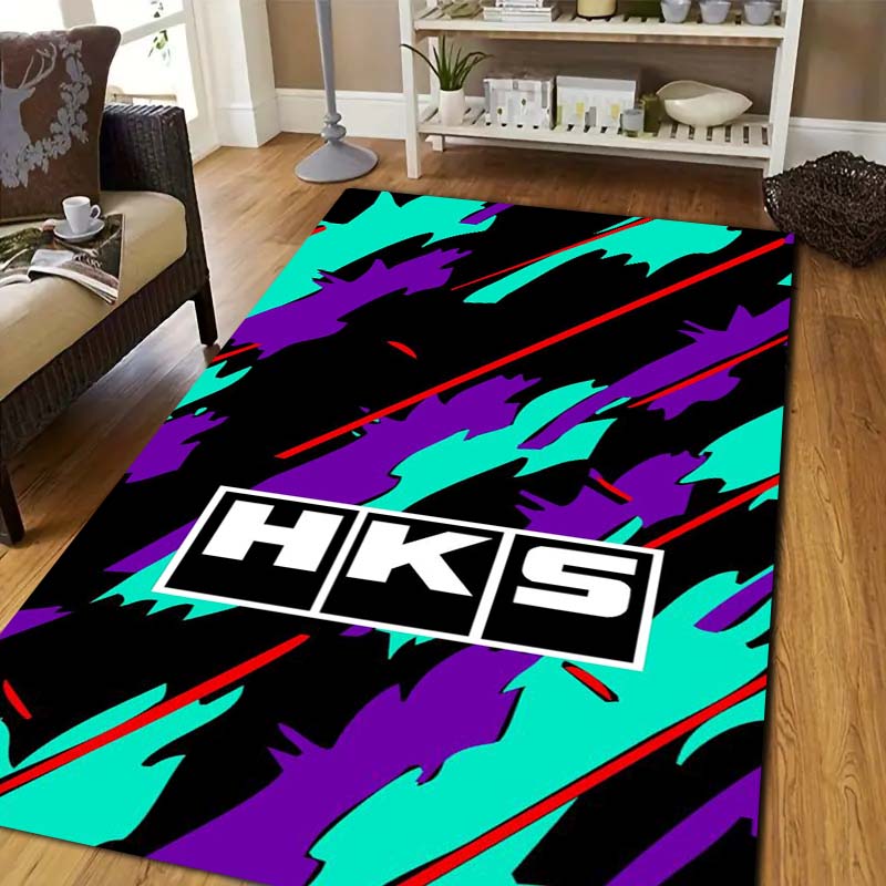 3D Racing H-HKS Print Area Rug - Outdoor Sport Area 评论和价格