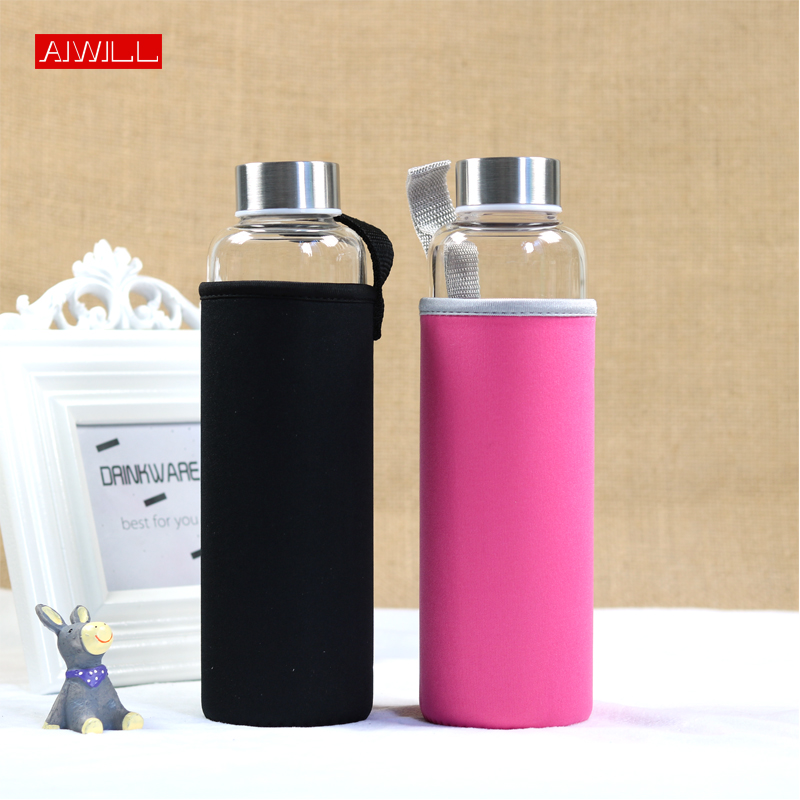 AIWILL Hot Selling Glass Sport - Outdoor Sport Glass Water Bottle 评论和价格