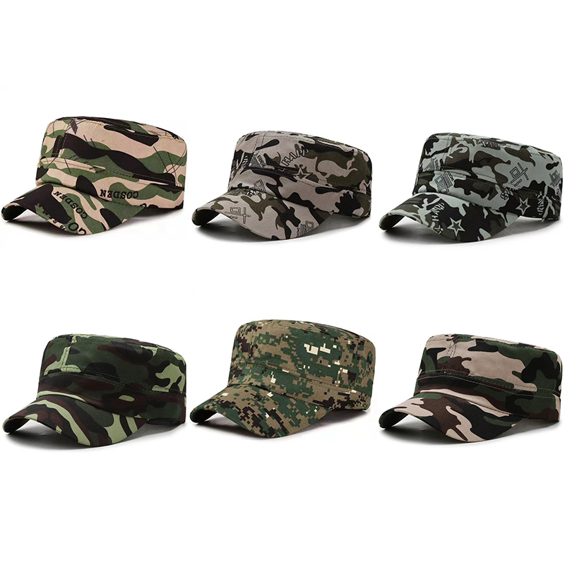 New【Flat Cap Fashion Camo Base - Outdoor Sport Hat Classic 评论和价格