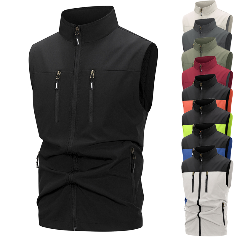 Men's Lightweight Softshell Ve - Outdoor Sport Windbreaker 评论和价格