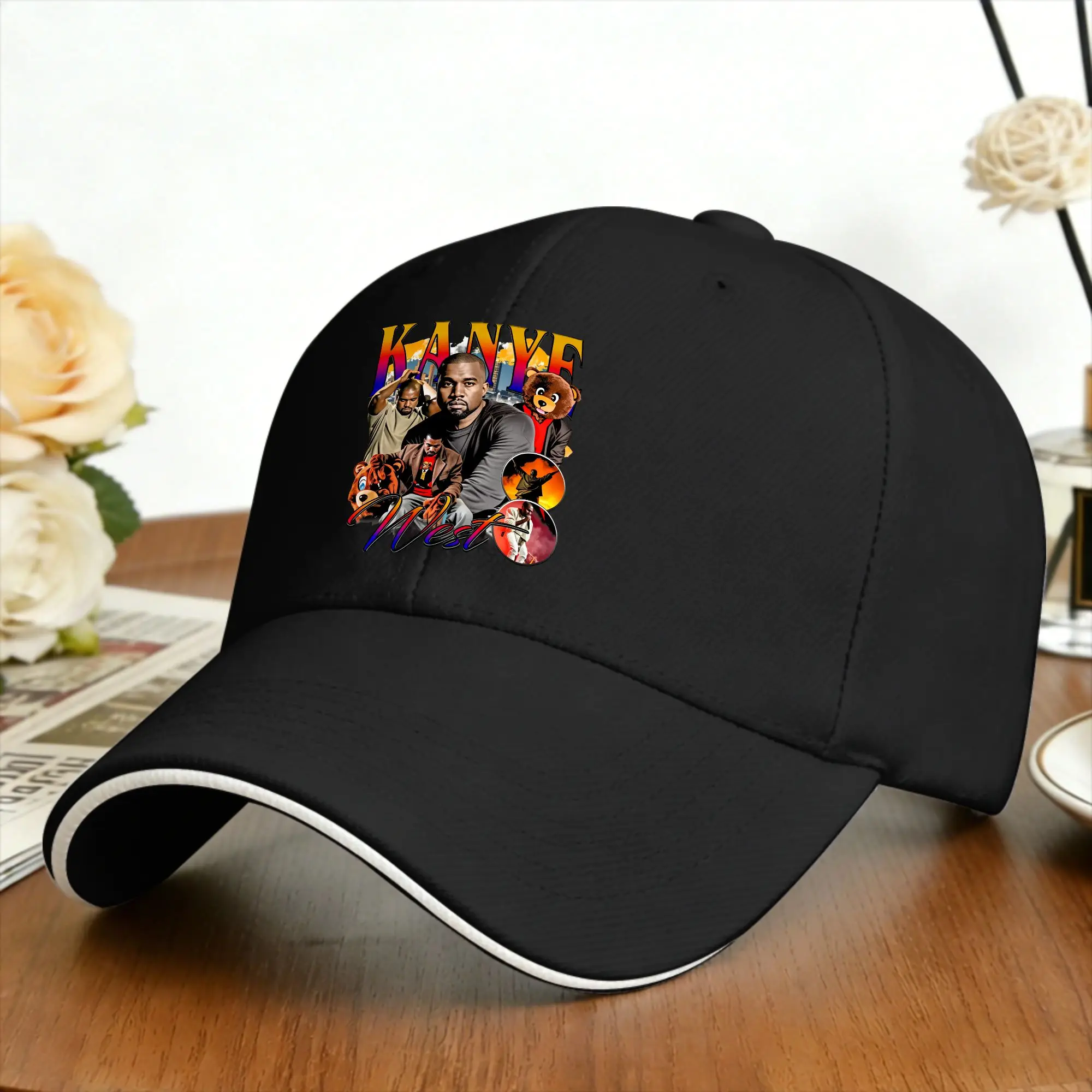 Casual Baseball Cap Kanye West - Outdoor Sport Hat Classic 评论和价格