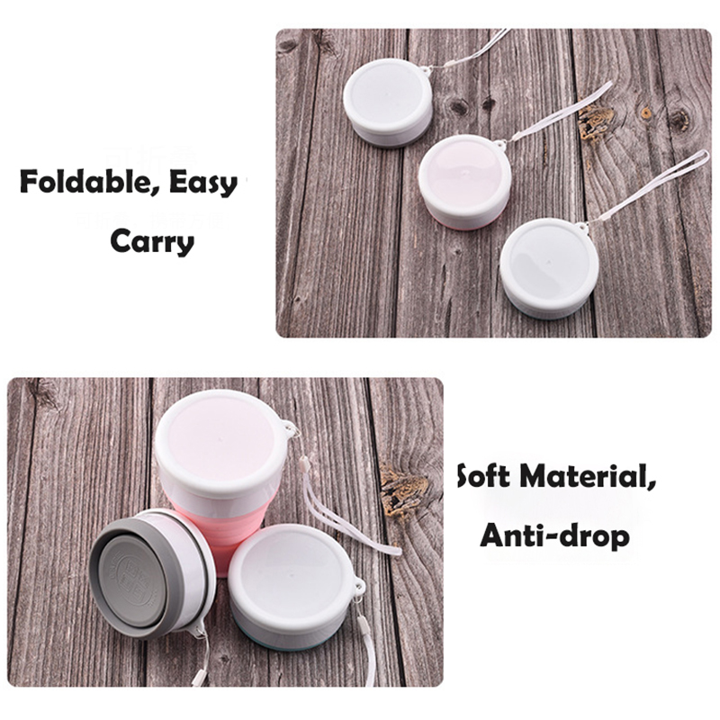 200Ml Silicone Folding Glass C - Outdoor Sport Glass Water Bottle 评论和价格