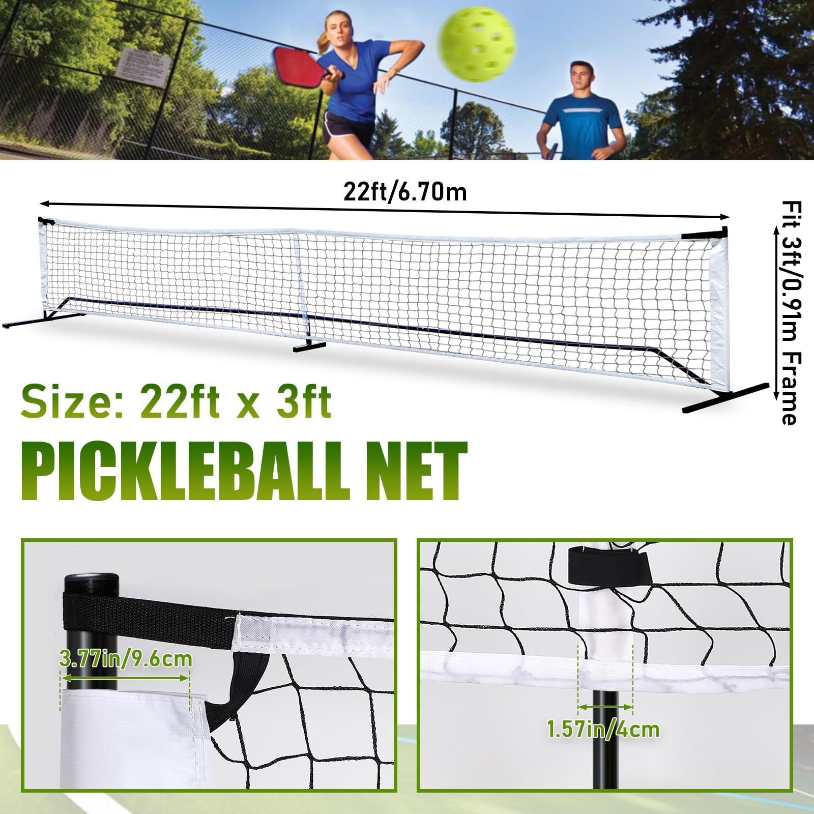 1Pcs/lot Black Portable Pickle - Outdoor Sports Net 评论和价格