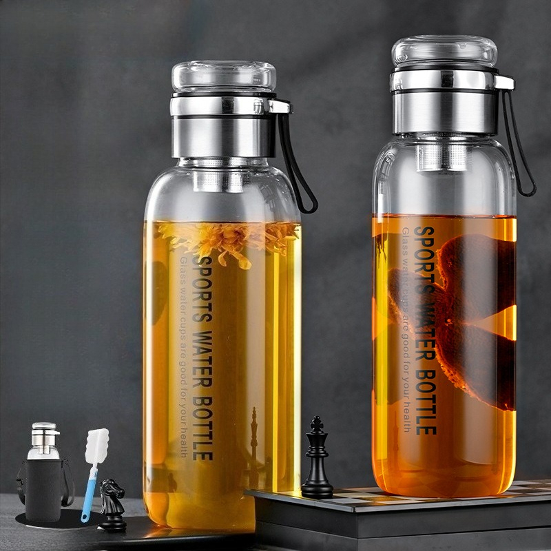 1.0/1.2 L Glass Water Bottle w - Outdoor Sport Glass Water Bottle 评论和价格