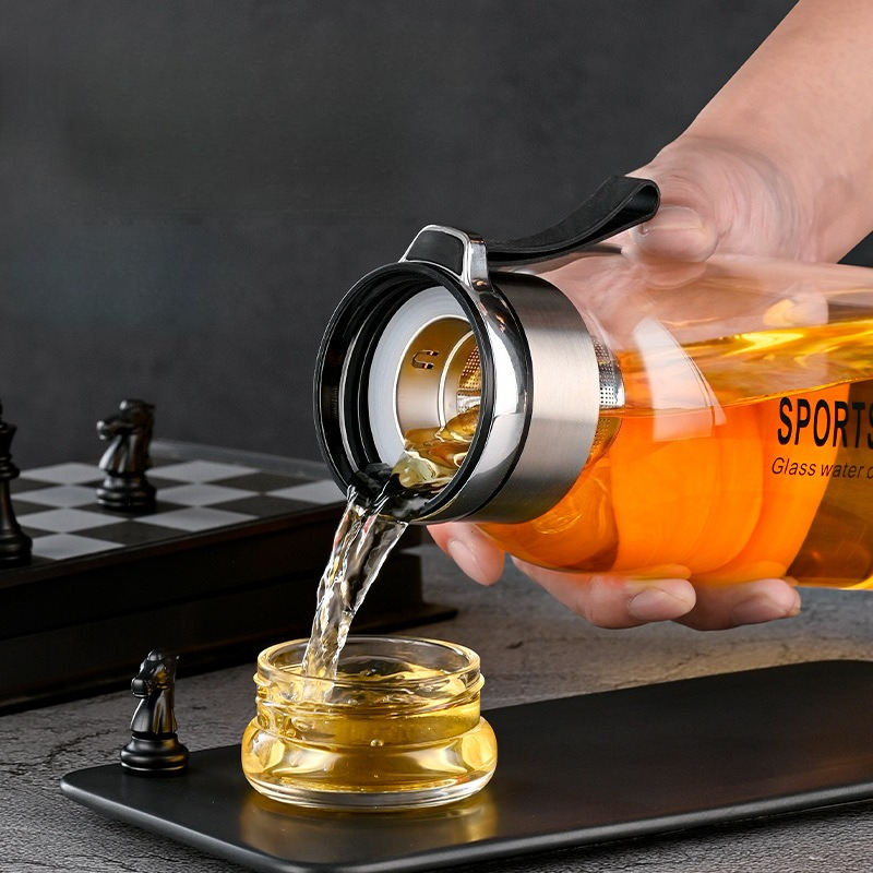 1.0/1.2 L Glass Water Bottle w - Outdoor Sport Glass Water Bottle 评论和价格