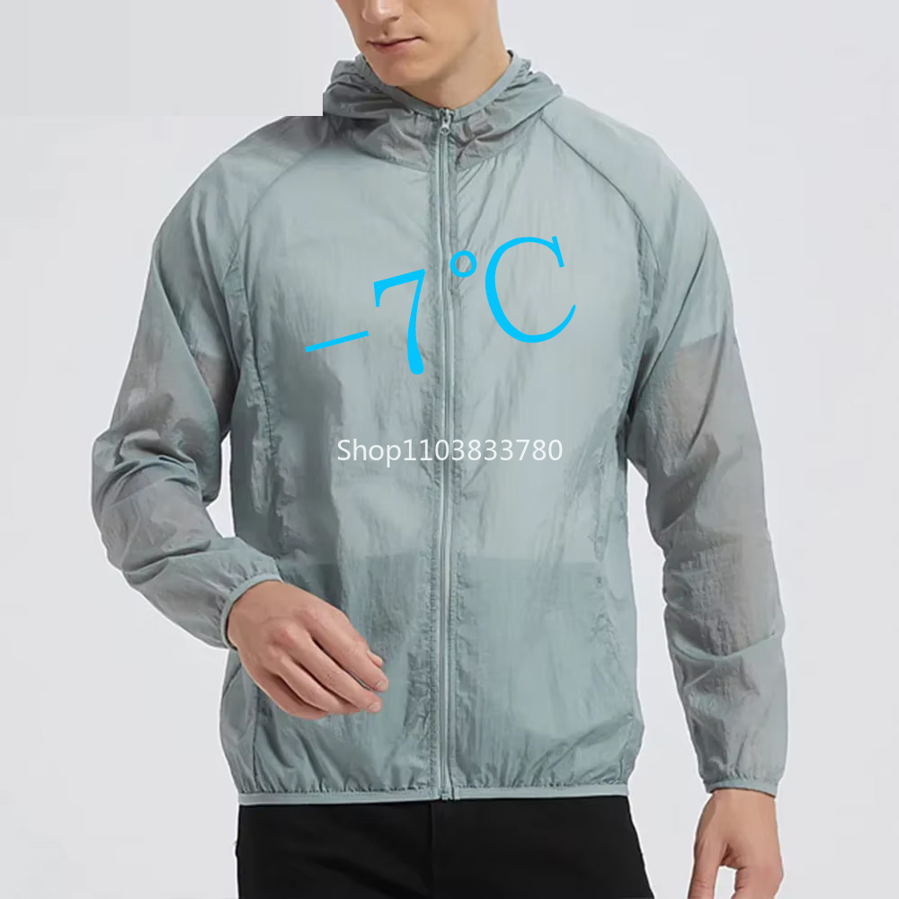 Men's Hooded Sun Protection Ja - Outdoor Sport Windbreaker 评论和价格