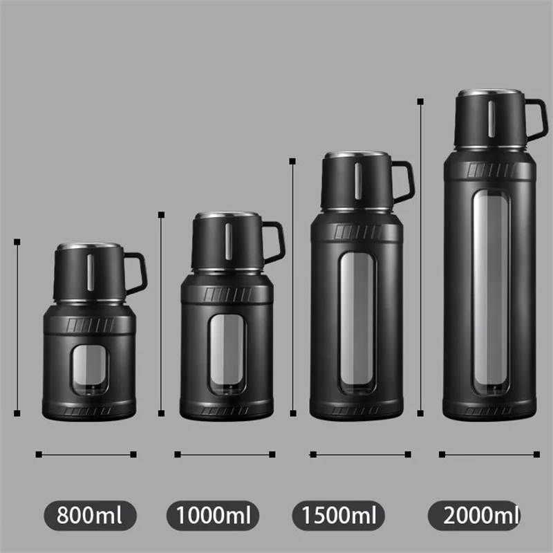 Large Capacity 2L Glass Water  - Outdoor Sport Glass Water Bottle 评论和价格